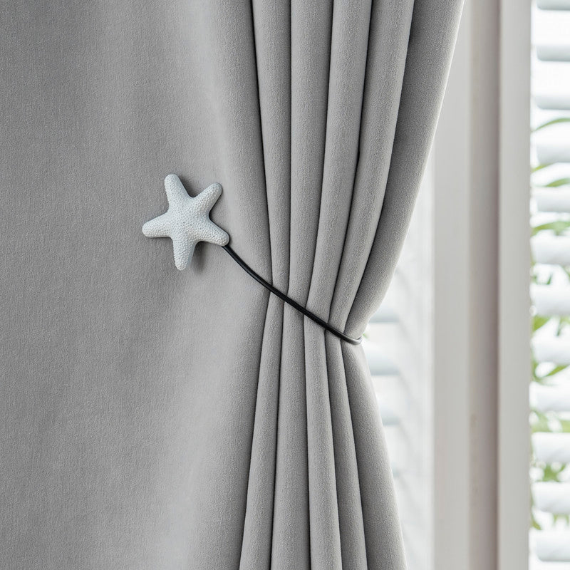 1PC Amarra Magnética de Cortina com Estrela-do-mar- BOD HOME