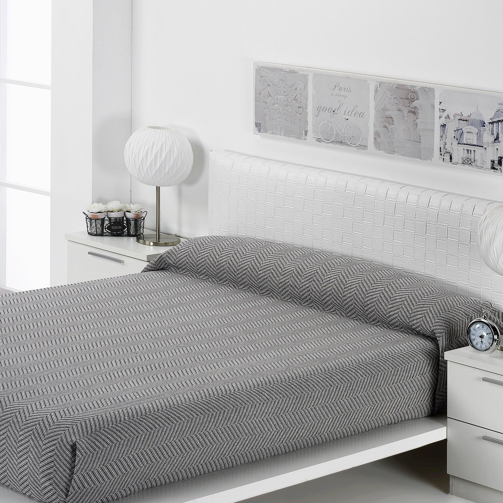 Cobertura de cama Preto+Branco - BOD HOME