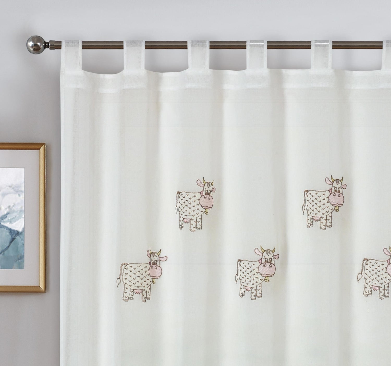 CORTINAS DE COZINHA COM COW - BOD HOME