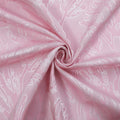 Cortina Tecido Encorpado com Estampa Tridimensional de Margaridas Selvagens Rosa 140*260cm - BOD HOME
